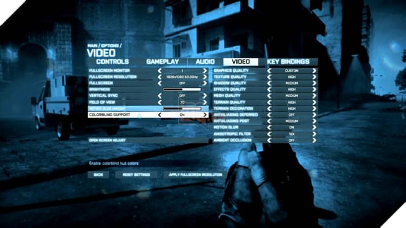 Hạ thấp độ phân giải và tắt hiệu ứng đổ bóng là cách nhanh nhất để cải thiện tốc độ khung hình (FPS).