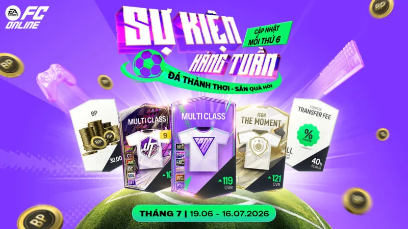 Theo dõi sự kiện hàng tuần giúp người chơi nhận quà đều đặn và tránh bỏ lỡ mốc quan trọng.