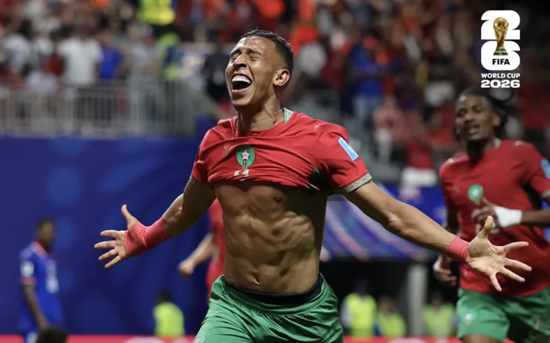 Hakimi ăn mừng khoảnh khắc đáng nhớ tại World Cup.