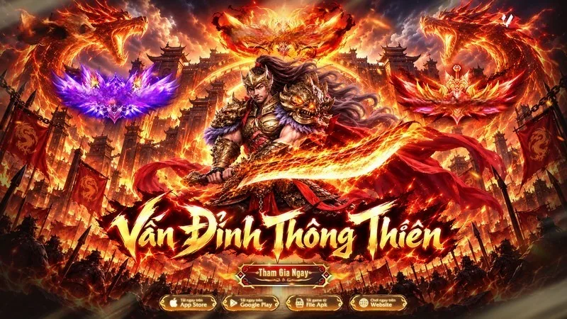 Chiến trường bang hội rực lửa quy tụ hàng ngàn cao thủ tranh tài.